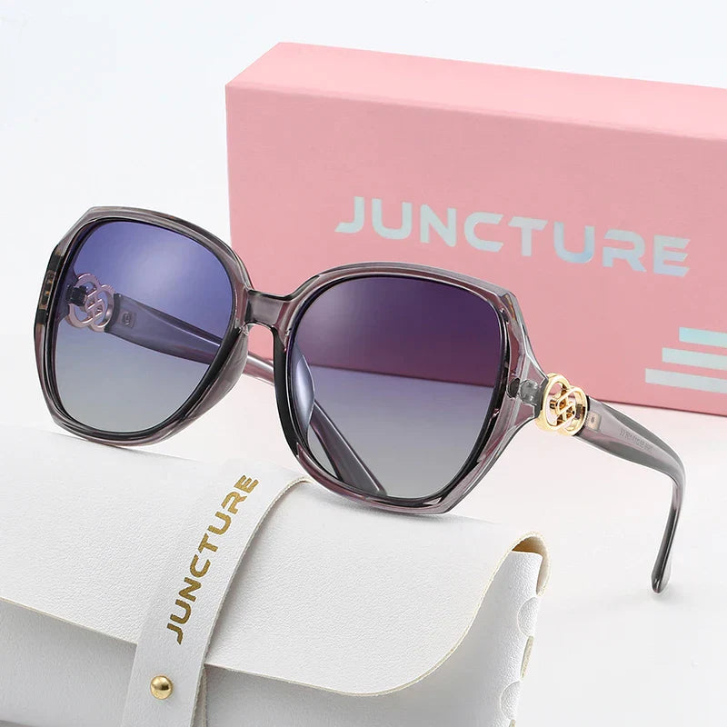Sportliche Sonnenbrille Cat-Eye PC polarisiert UV400 Verlaufsglas