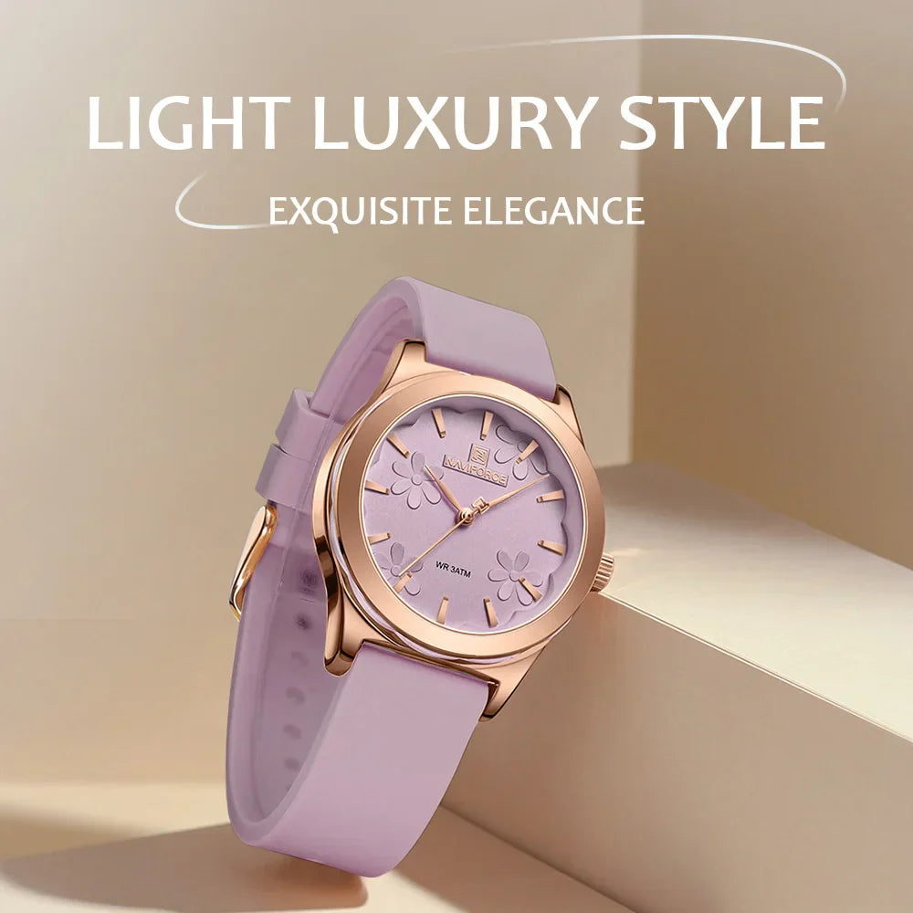 Elegante Damen Armbanduhr Analog Quarz wasserbeständig