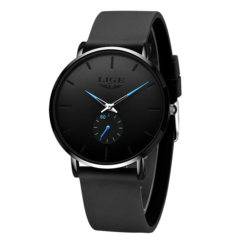 Minimalistische Damen Armbanduhr Edelstahl Analog Quarz wasserbeständig
