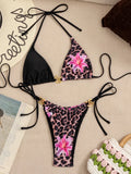 Leopard Print Bikini Set für Damen – 2-teilig