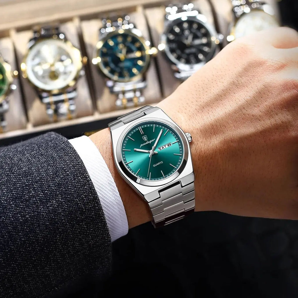 POEDAGAR Luxury Sport Quartz Men's Wristwatch