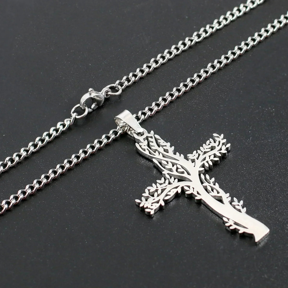Jade Necklace · Stainless Steel