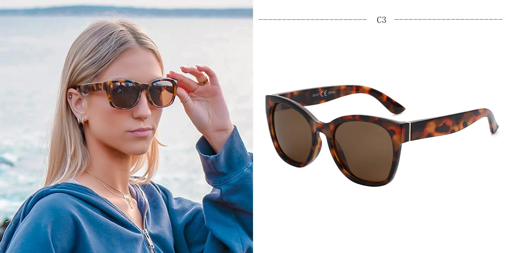 Elegant Cat-Eye Polarized UV400 Sunglasses