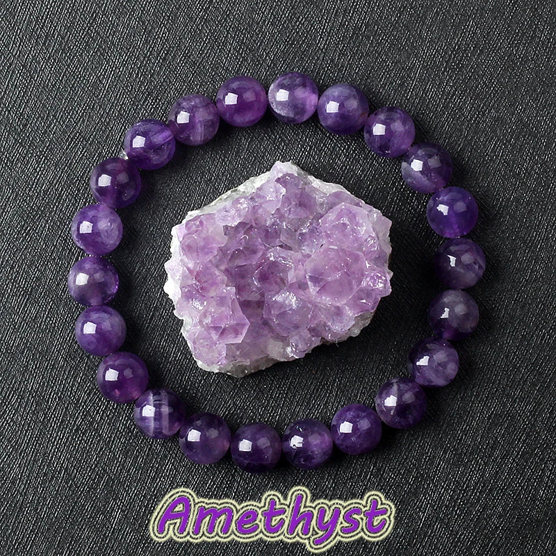 Amethyst Armband für Damen – Echtes Naturstein Kristall Armband
