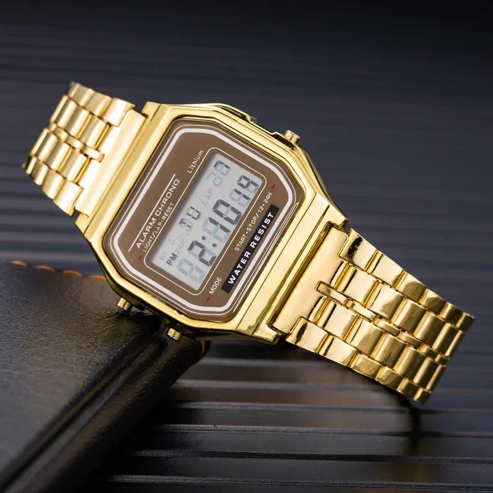 Digitale LED-Armbanduhr 2025 – Sportlich. Stylisch. Wasserdicht.