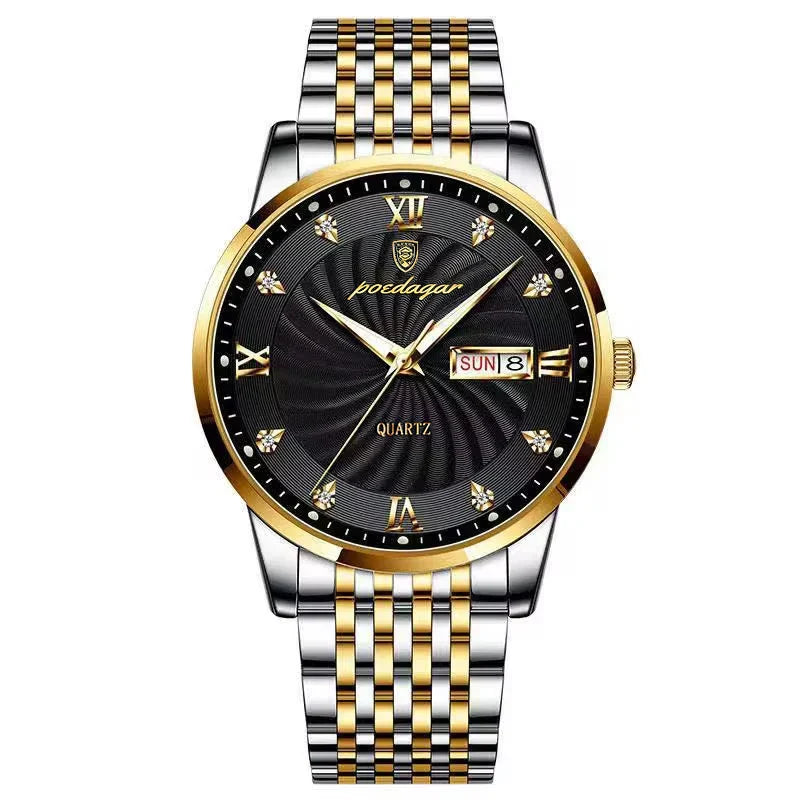 POEDAGAR Luxury Brand Men's Watch Waterproof