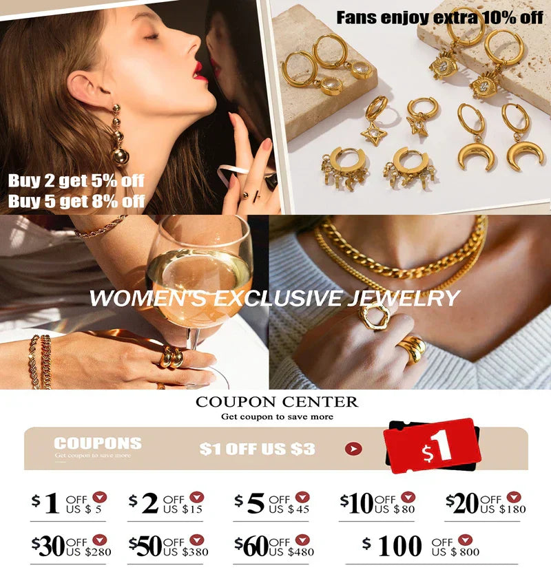 EILIECK 316L Stainless Steel Geometric Colorful Crystal Zirconia Pendant Necklace For Women Fashion Neck Chain Jewelry Gift