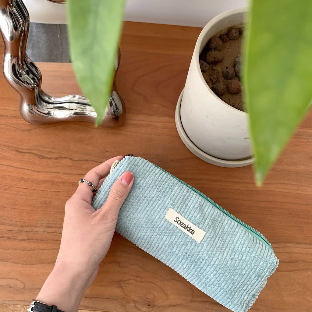 Elegante Clutch Lederoptik mit Reißverschluss