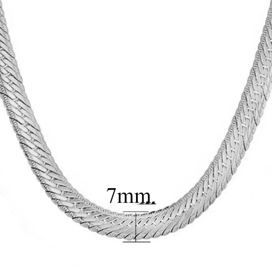 Hip Hop Goldkette für Herren – 8mm Curb Design