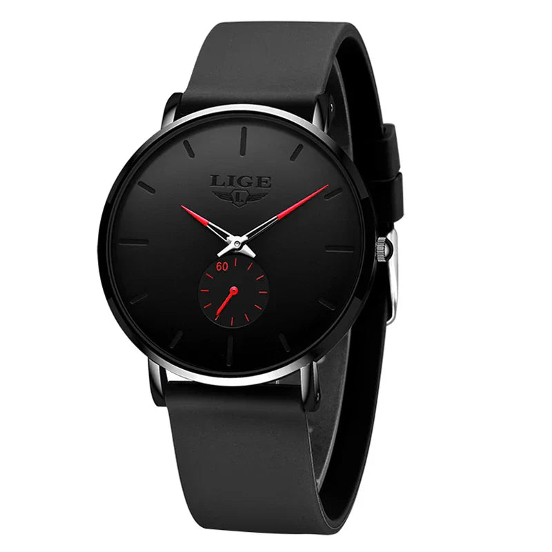 Minimalistische Damen Armbanduhr Edelstahl Analog Quarz wasserbeständig