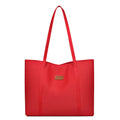 Stylish Nylon Shopper with Zipper and Interior Pockets