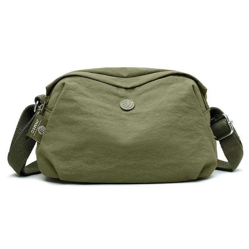 Stilvolle Crossbody Handtasche Nylon mit Reißverschluss mit