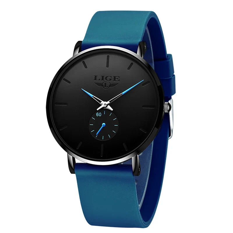 Minimalistische Damen Armbanduhr Edelstahl Analog Quarz wasserbeständig