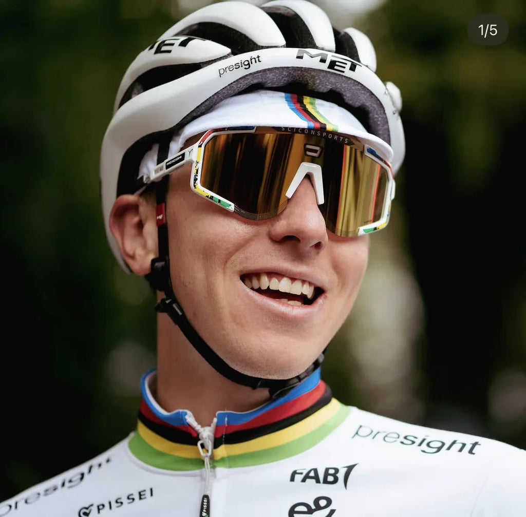 SCICON AEROSCOPE Cycling Glasses - Photochromatic Sports Sunglasses with UV400 for Road Bike & MTB
