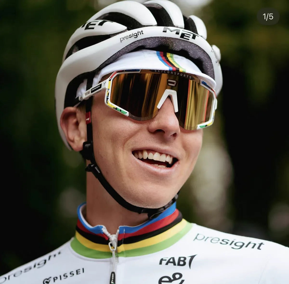 SCICON AEROSCOPE Cycling Glasses - Photochromatic Sports Sunglasses with UV400 for Road Bike & MTB