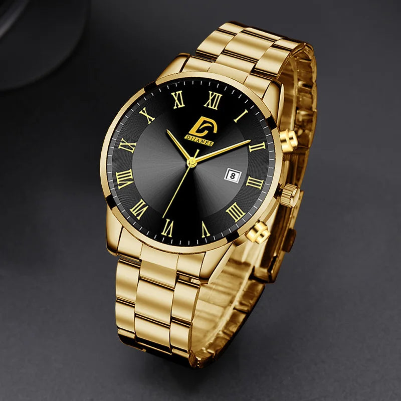 Luxury Men's Wristwatch – Minimalist & Elegant.