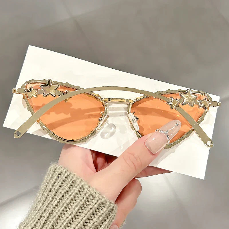 Minimalist Sunglasses PC Mirrored Lens