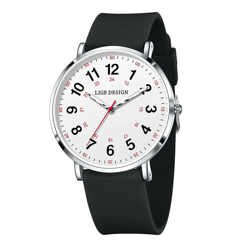 Elegante Damen Armbanduhr Analog Quarz wasserbeständig