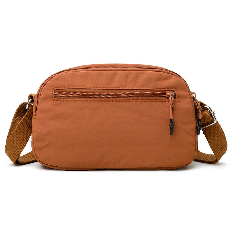 Stilvolle Crossbody Handtasche Nylon mit Reißverschluss mit