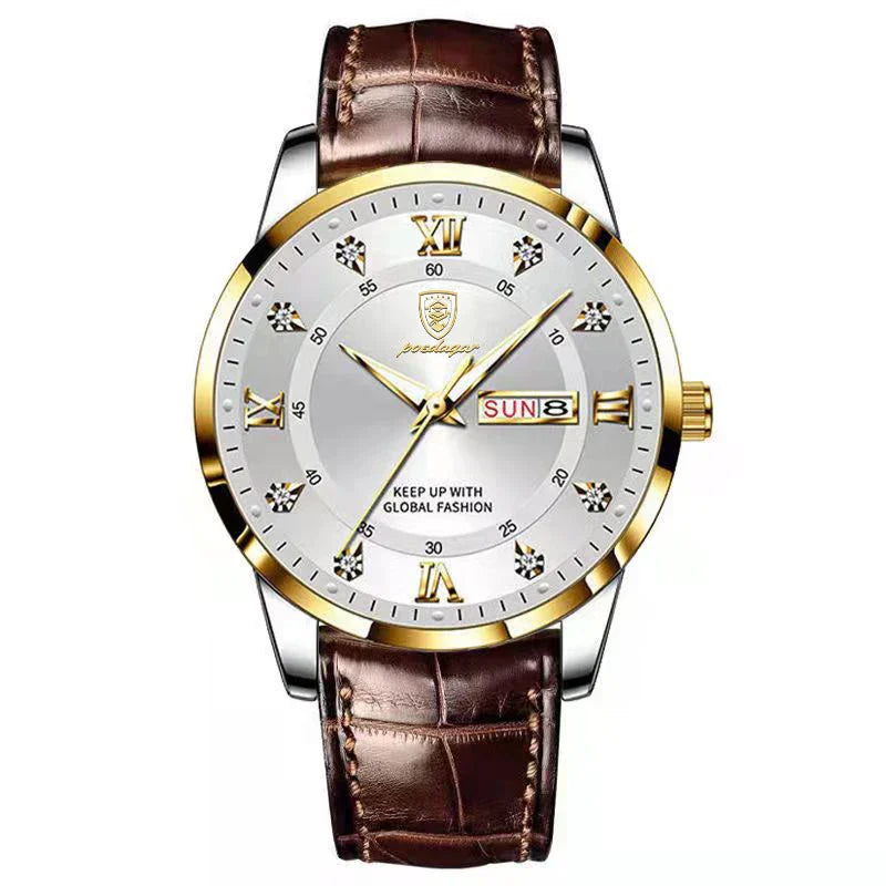 POEDAGAR Luxury Brand Men's Waterproof Watch