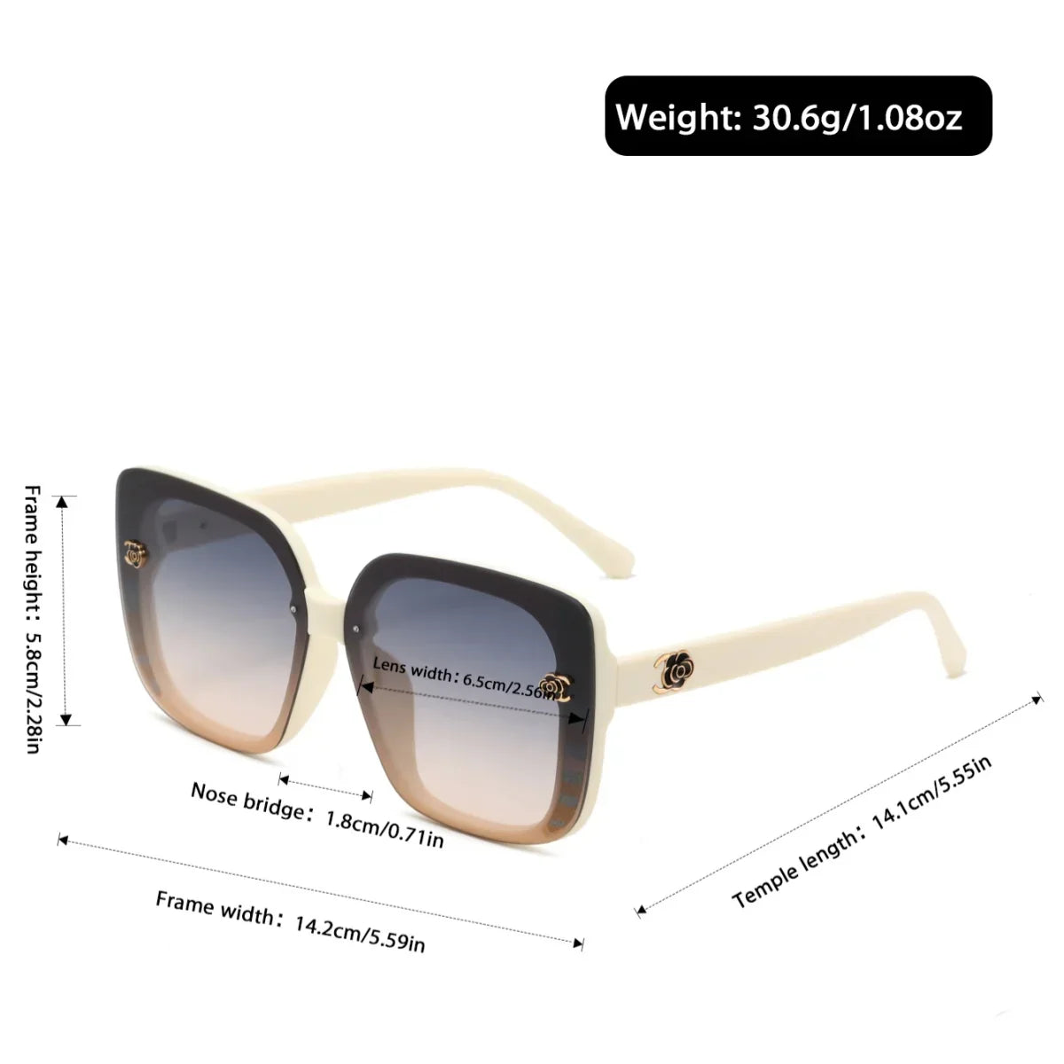 Modern Square Sunglasses PC UV400