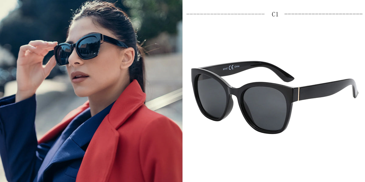 Elegant Cat-Eye Polarized UV400 Sunglasses