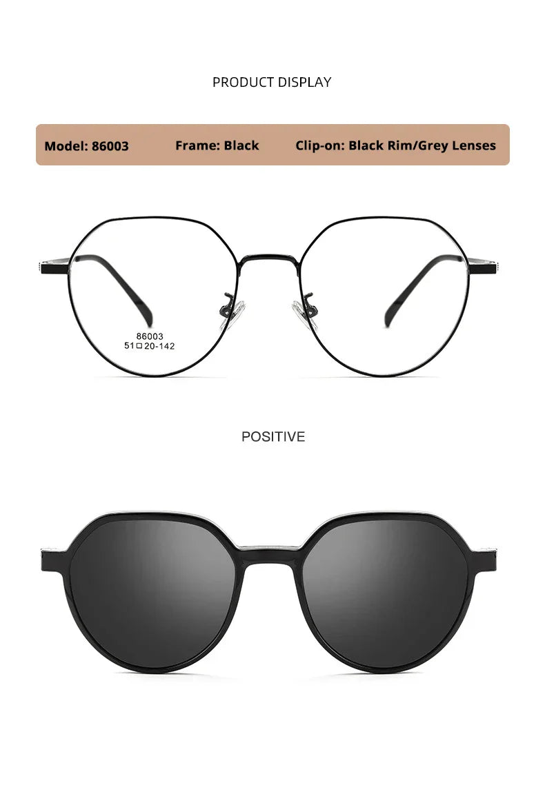 Sporty Round Polarized Sunglasses
