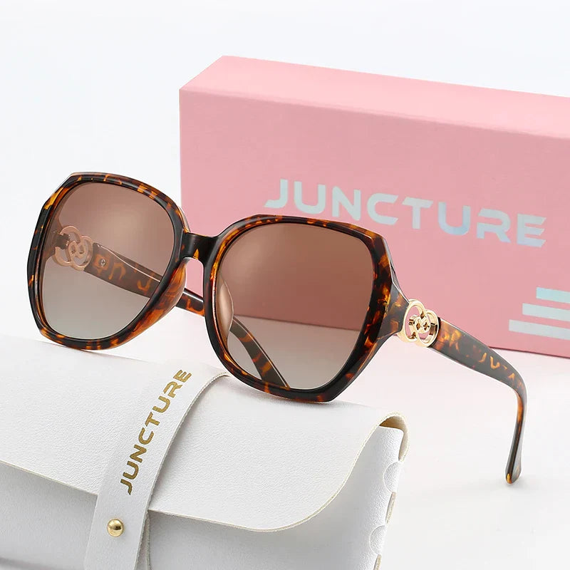 Sportliche Sonnenbrille Cat-Eye PC polarisiert UV400 Verlaufsglas