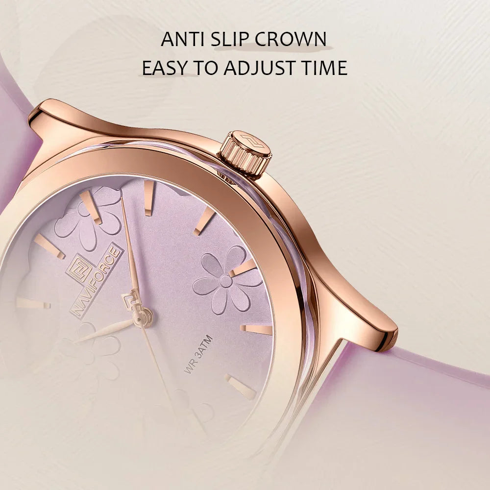 Elegante Damen Armbanduhr Analog Quarz wasserbeständig