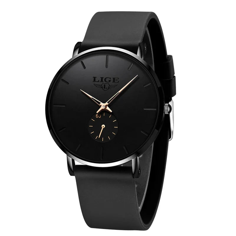 Minimalistische Damen Armbanduhr Edelstahl Analog Quarz wasserbeständig