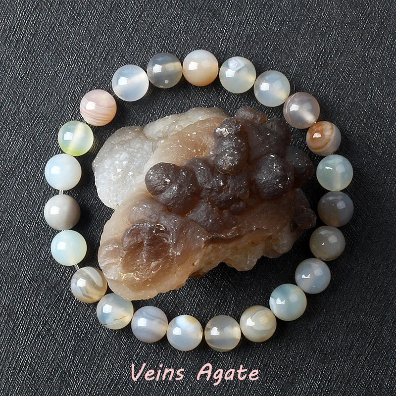 Amethyst Armband für Damen – Echtes Naturstein Kristall Armband
