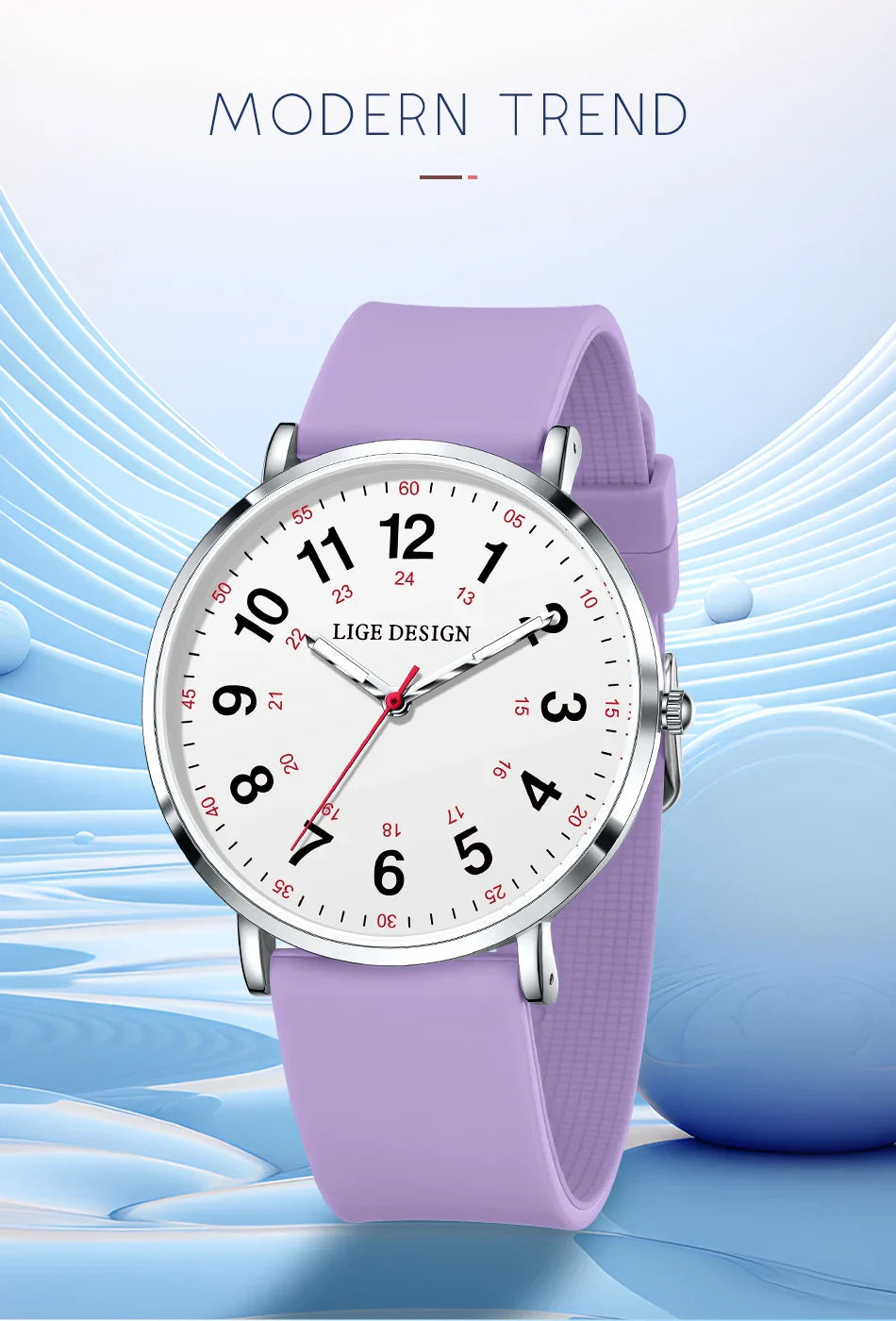 Elegante Damen Armbanduhr Analog Quarz wasserbeständig