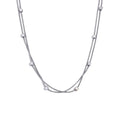 Doppelkette Minimalistische Eleganz