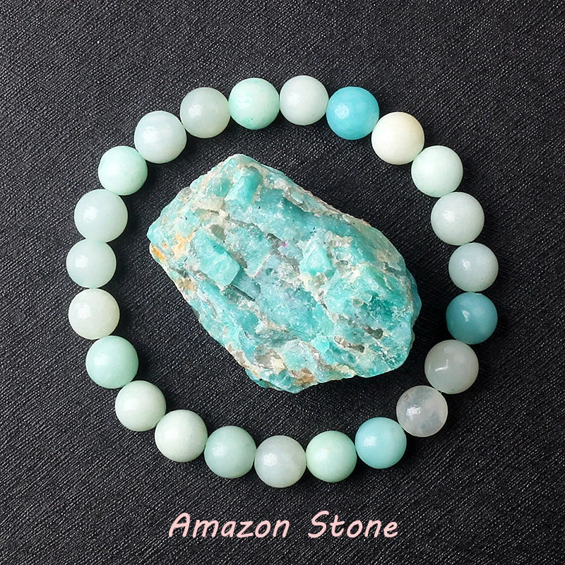 Amethyst Armband für Damen – Echtes Naturstein Kristall Armband