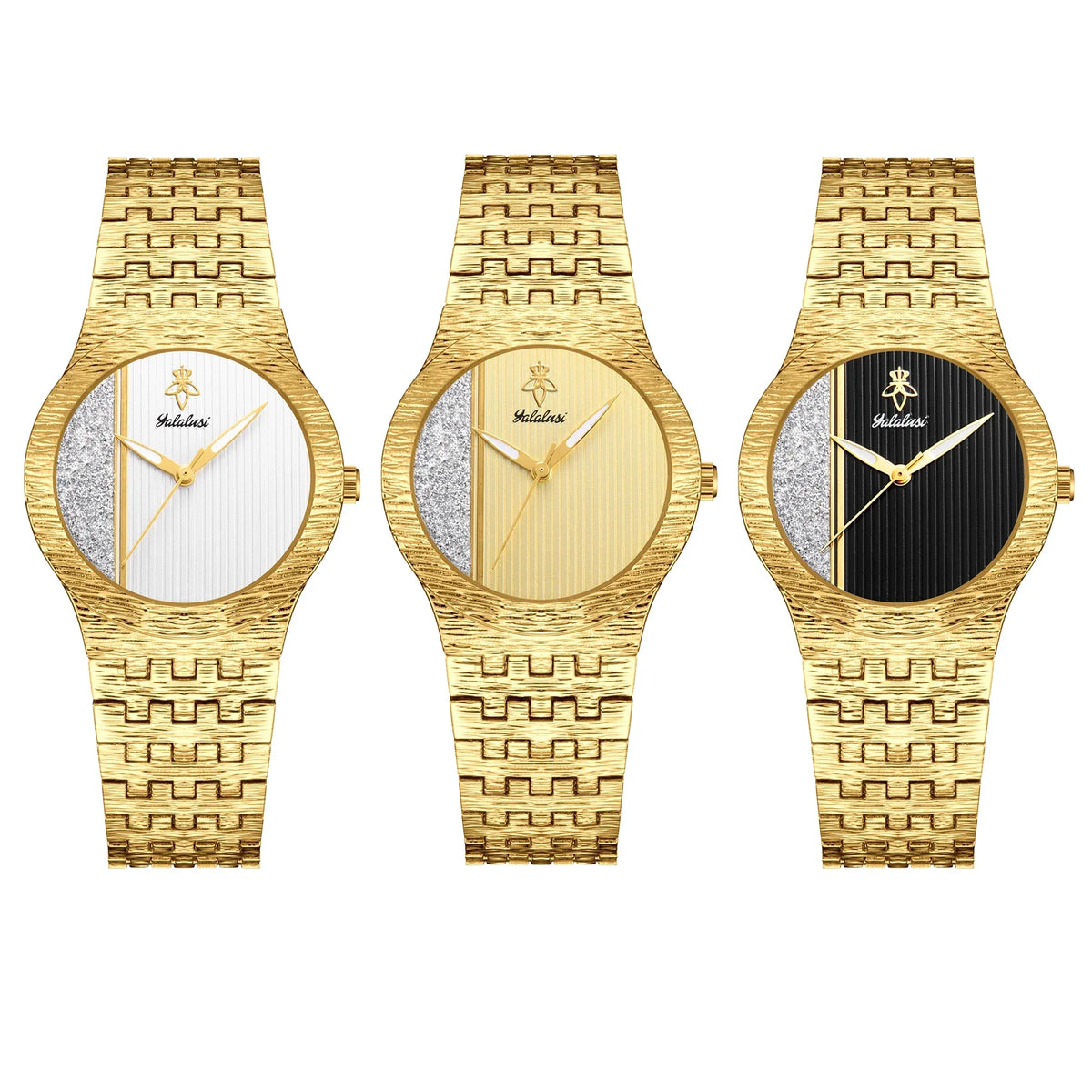 Klassische Damen Armbanduhr Analog Quarz wasserbeständig