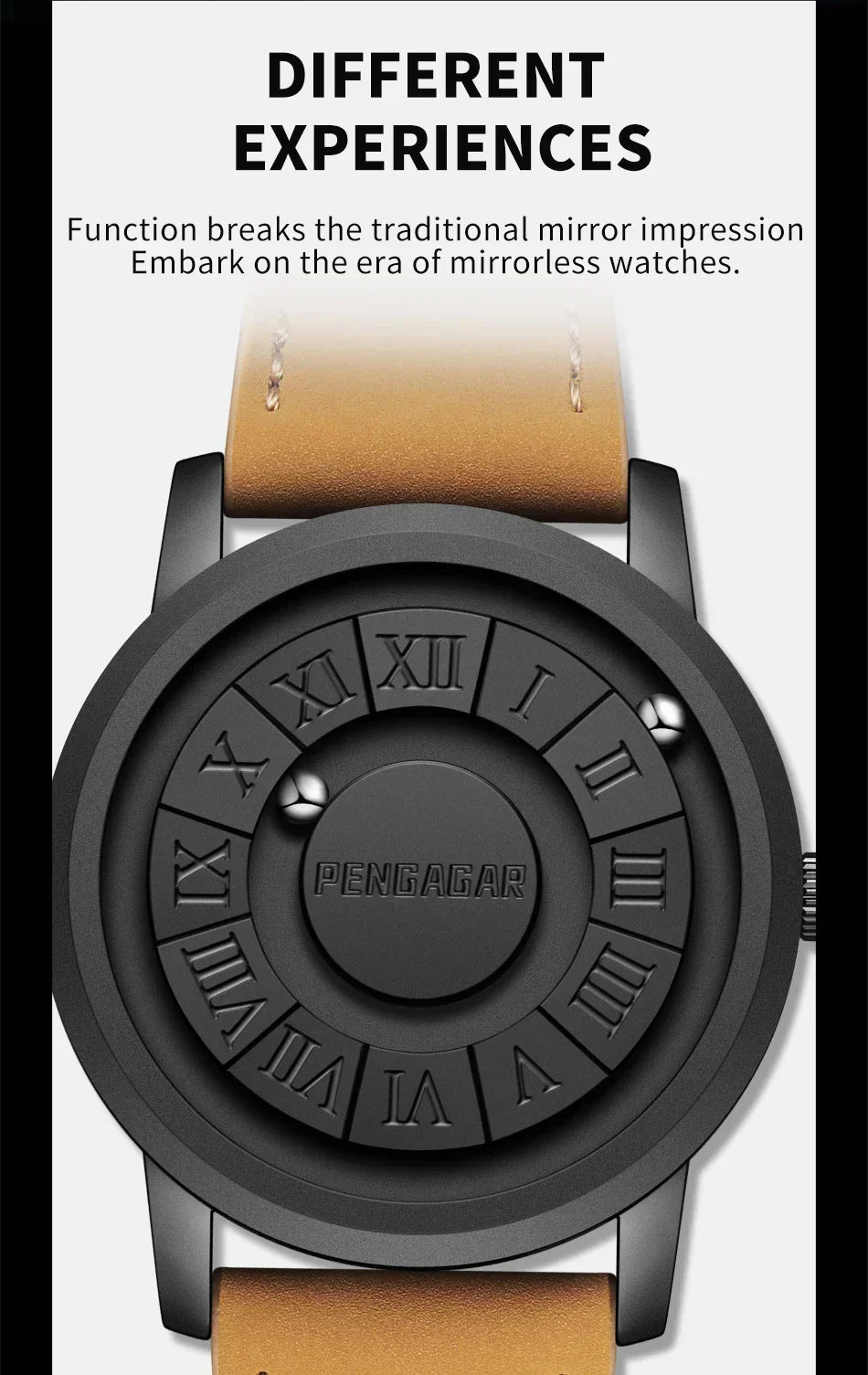 2024 New Luxury Quartz Watch for Men – Creative Scroll Hands, Magnetic Wrist Watch, Relogio Masculino