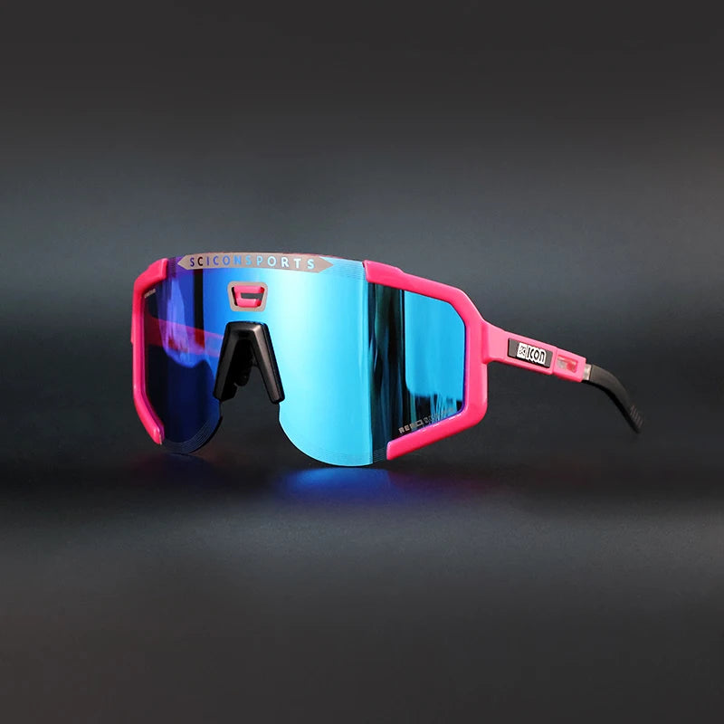 SCICON AEROSCOPE Cycling Glasses - Photochromatic Sports Sunglasses with UV400 for Road Bike & MTB