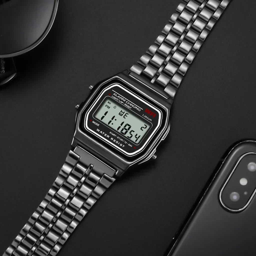 Digitale LED-Armbanduhr 2025 – Sportlich. Stylisch. Wasserdicht.