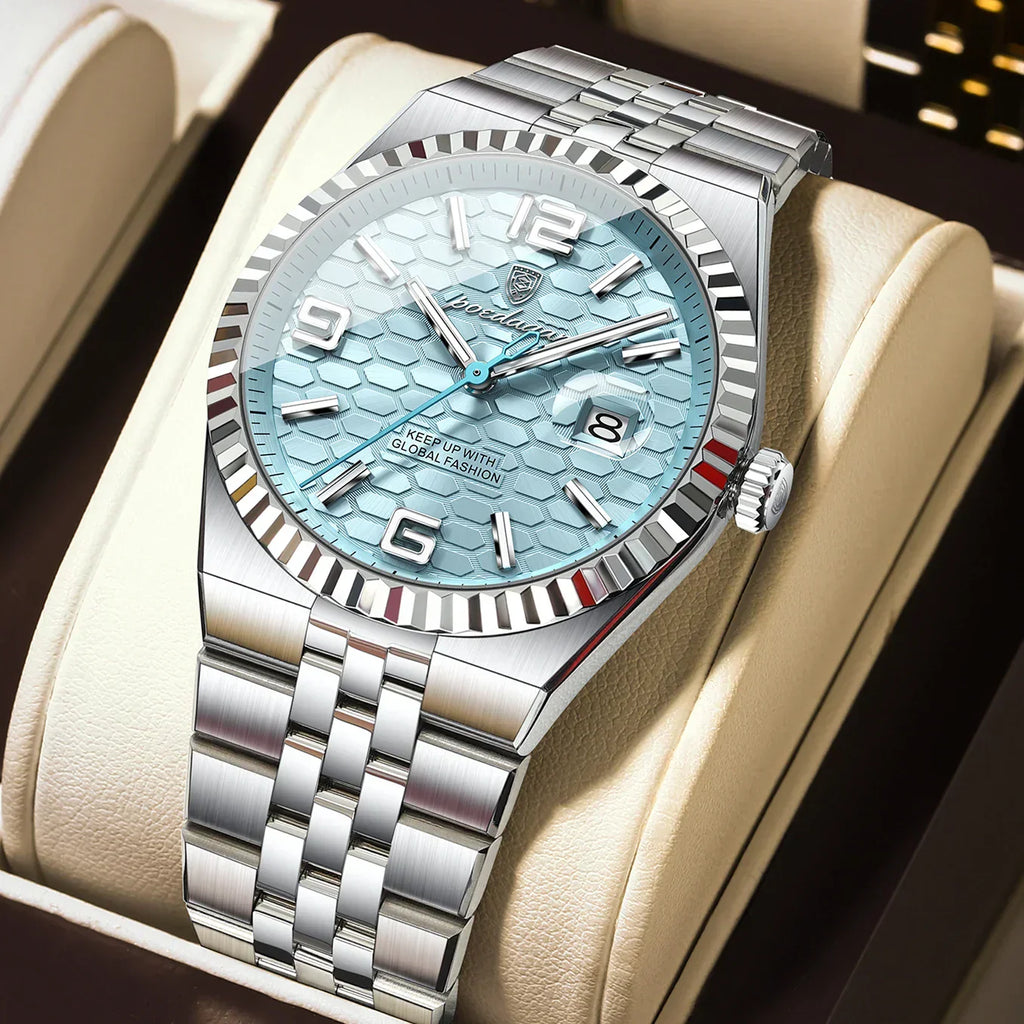POEDAGAR High Quality Original Men Clock