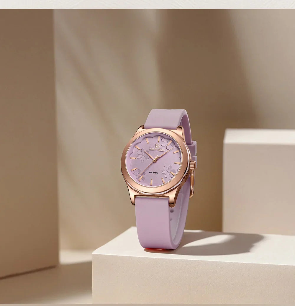 Elegante Damen Armbanduhr Analog Quarz wasserbeständig