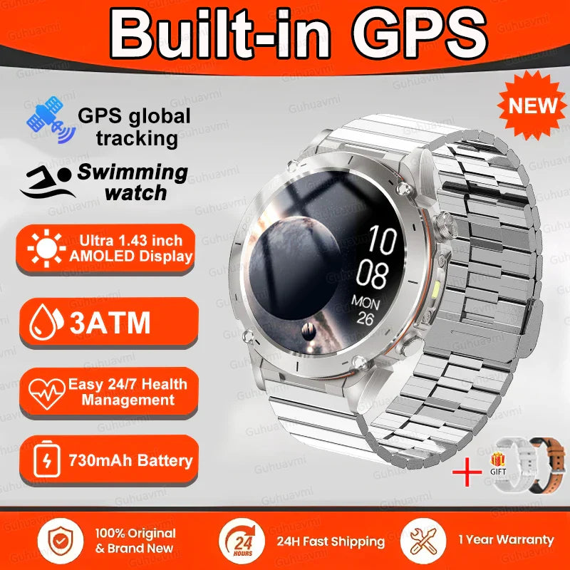 New T-Rex 3 GPS Smart Watch