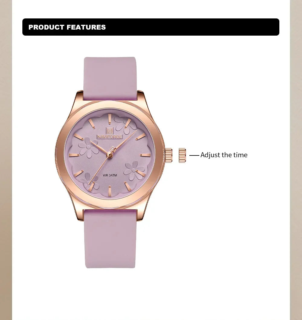 Elegante Damen Armbanduhr Analog Quarz wasserbeständig