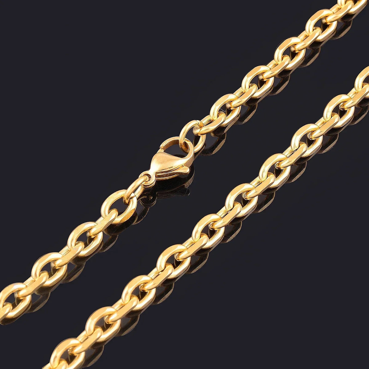 Elegante Goldene Halskette