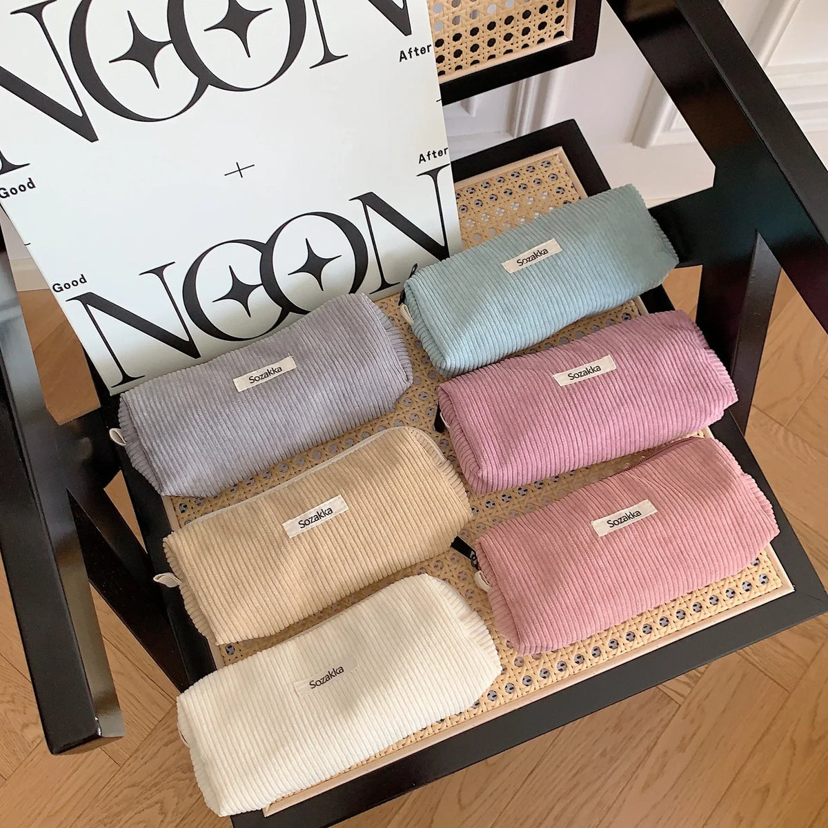 Elegante Clutch Lederoptik mit Reißverschluss