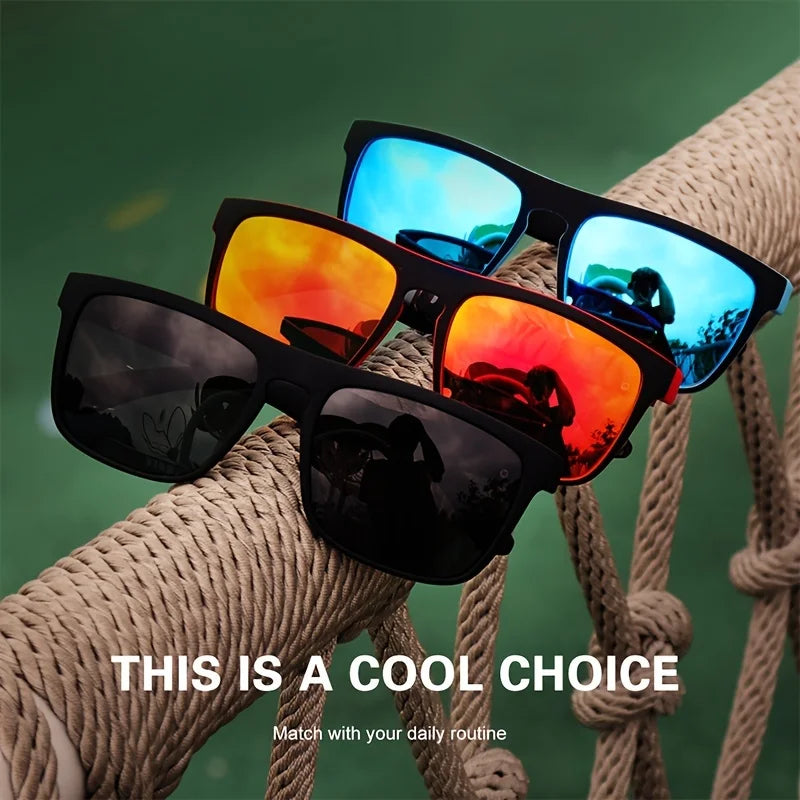 Fashion Vintage Square Polarisierte Sonnenbrille – UV400 Designer-Brille für Herren & Damen