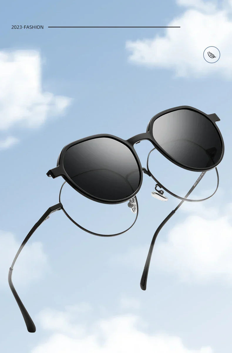 Sporty Round Polarized Sunglasses