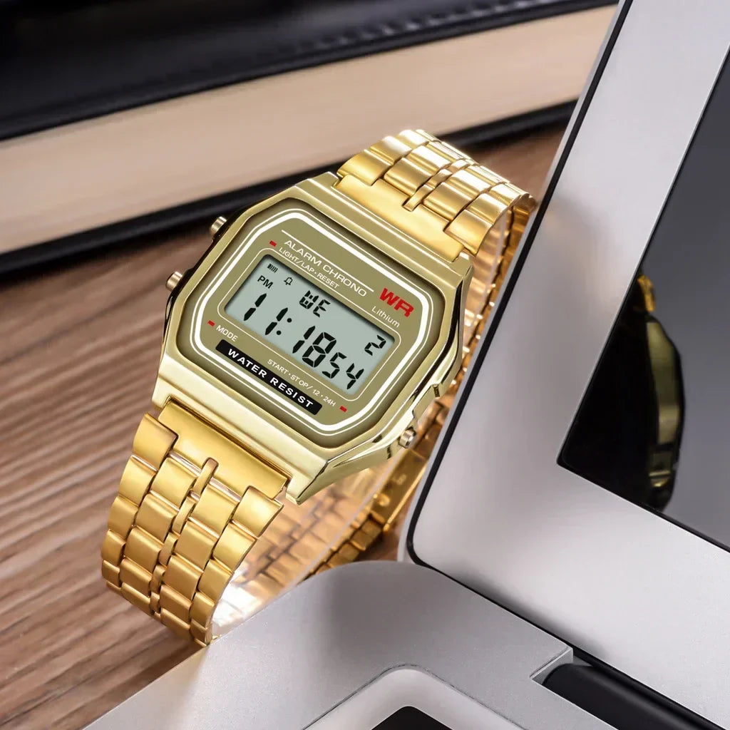 Digitale LED-Armbanduhr 2025 – Sportlich. Stylisch. Wasserdicht.