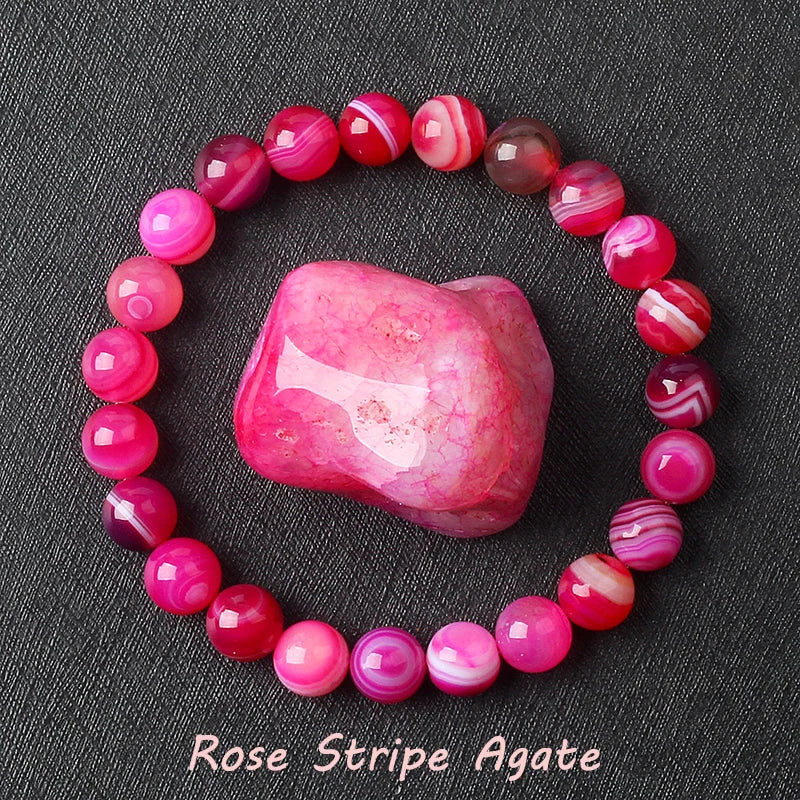 Amethyst Armband für Damen – Echtes Naturstein Kristall Armband