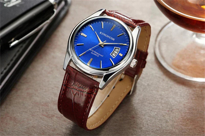 Luxus Herren-Armbanduhr 2022 – Edelstahlband, Wasserdicht, Business Uhren für Männer | Relogio Masculino