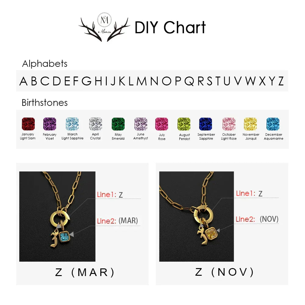 Amber necklace · Stainless steel